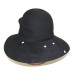 Frank Olive vintage black sculpted hat     distressed  eb-24730186